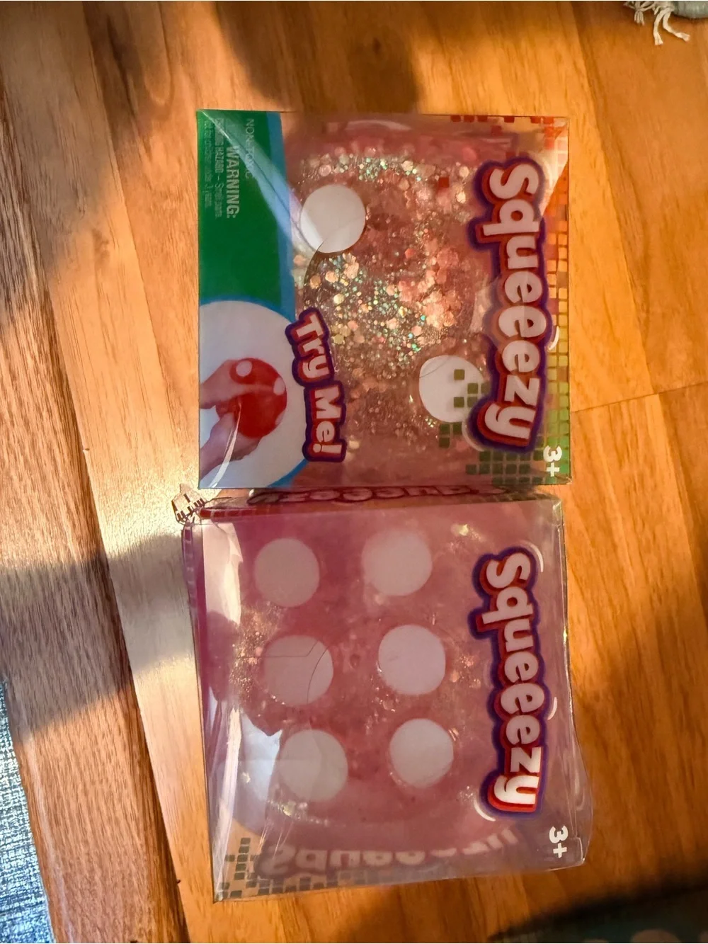 Pink Glitter Stress Toy by - Pack of 2